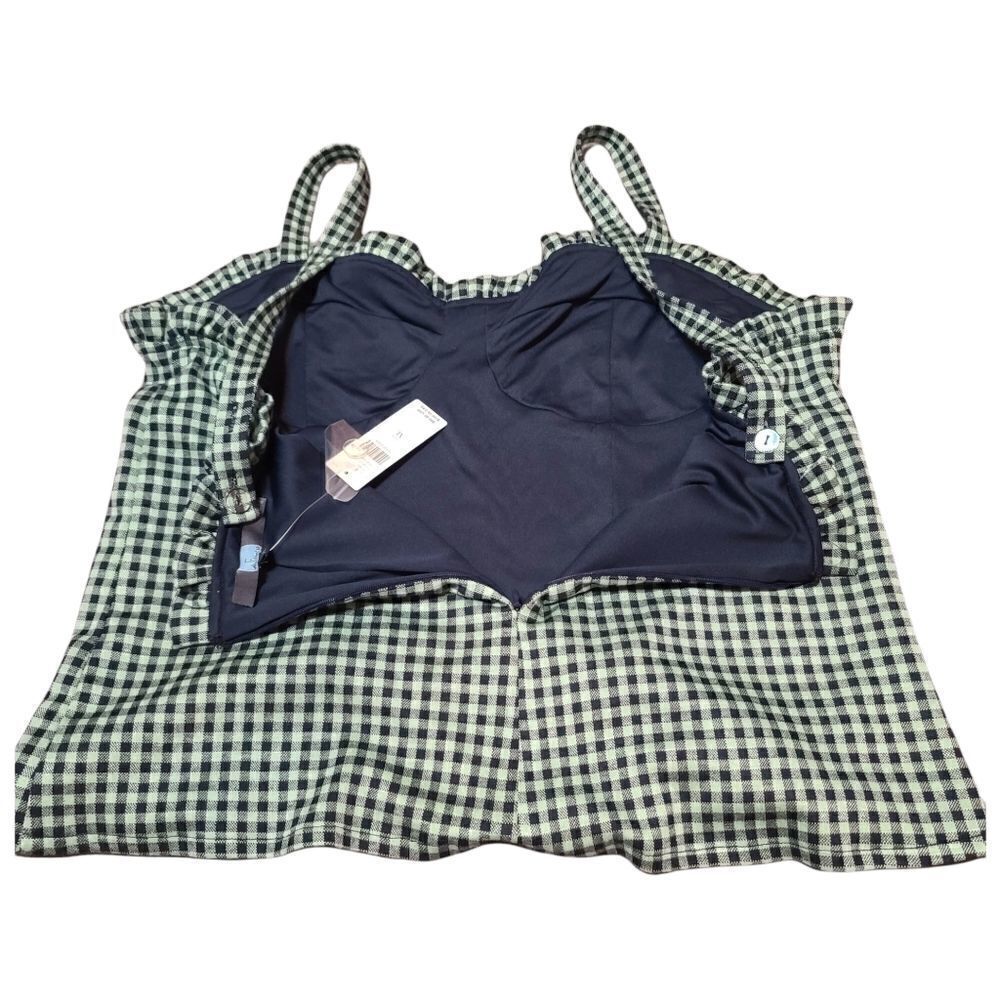 Anthropologie Eva Franco Gingham Sweetheart Tank XL NWT - Picture 7 of 8